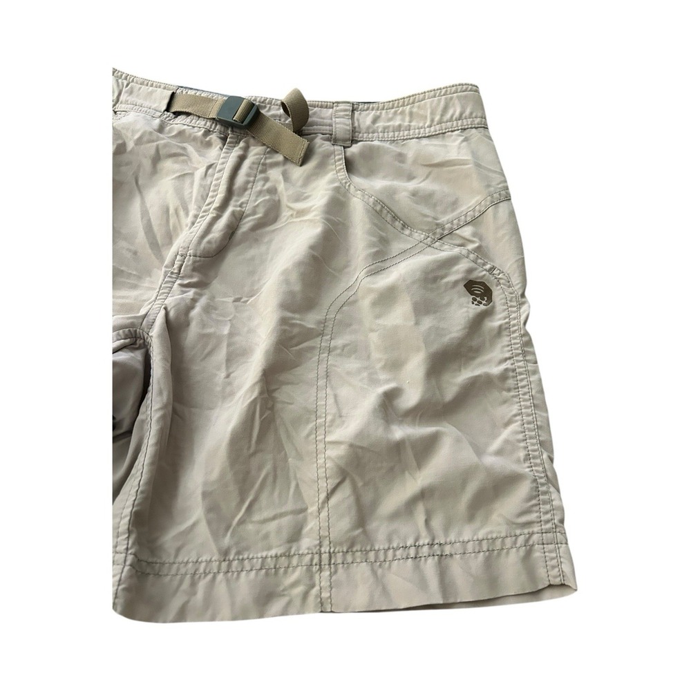 Mountain Hardwear Shorts‎ Mens Size 30 Beige Belted Hiking Outdoor Dad Nature - Picture 4 of 7